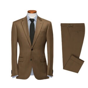 VBC: Sand Woolen Flannel Suit