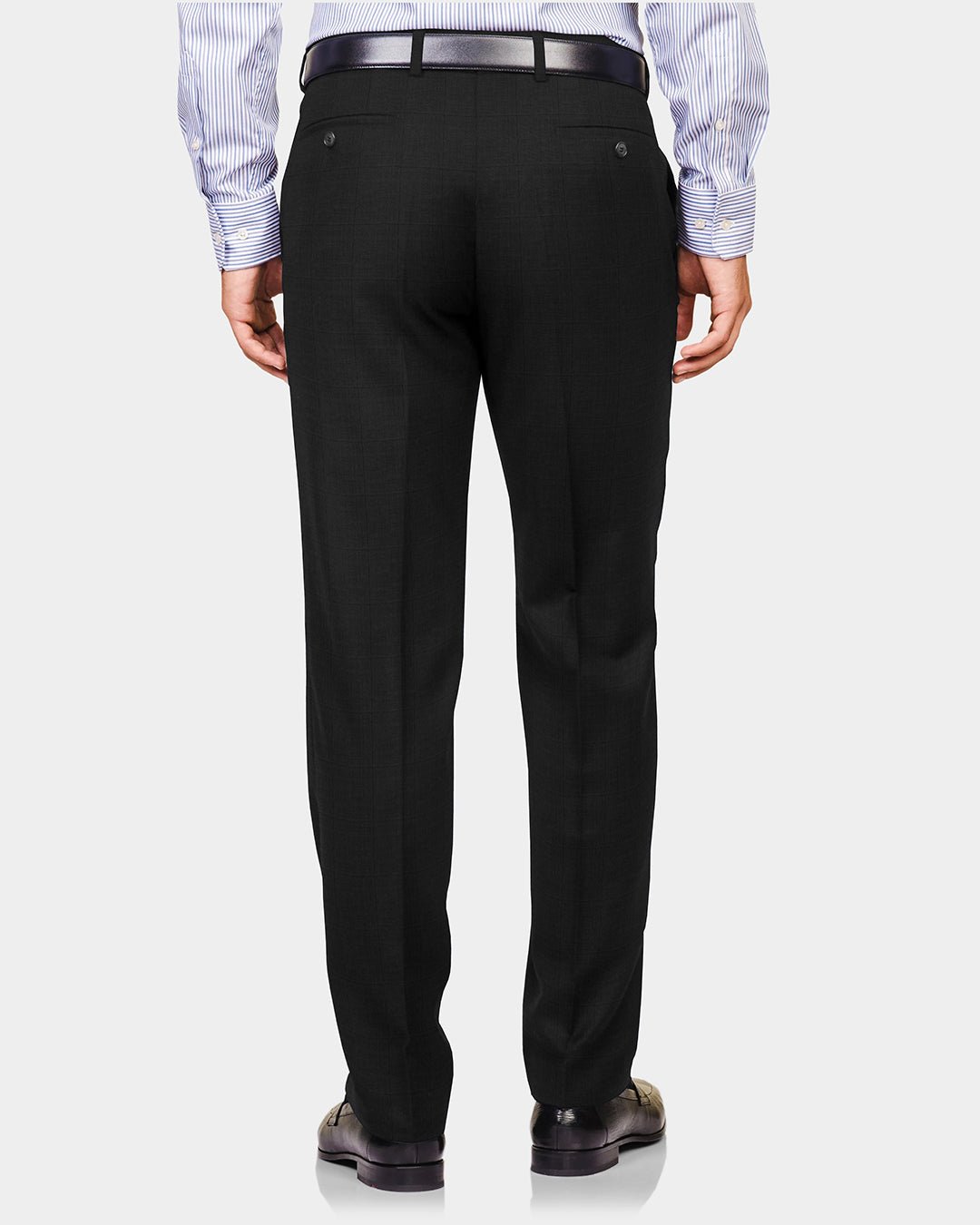 Drago: Super 160s Charcoal Prince of Wales Checks Suit - 图片 5