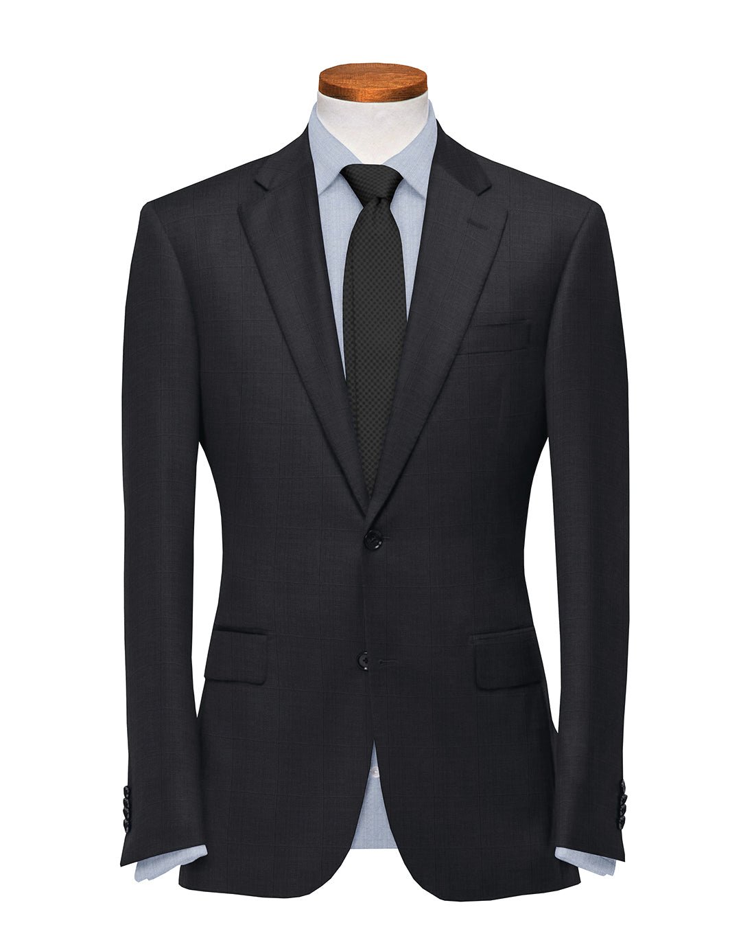 Drago: Super 160s Charcoal Prince of Wales Checks Suit - 图片 2